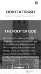 Mobile Screenshot of donteattrash.com